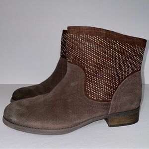 Carlos by Carlos Santana Alton Boots Brown Studded Booties